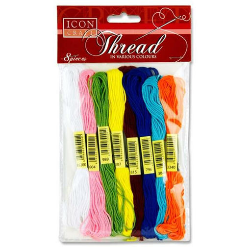 Picture of ICON CRAFT EMBROIDERY THREADS - 8 PIECES